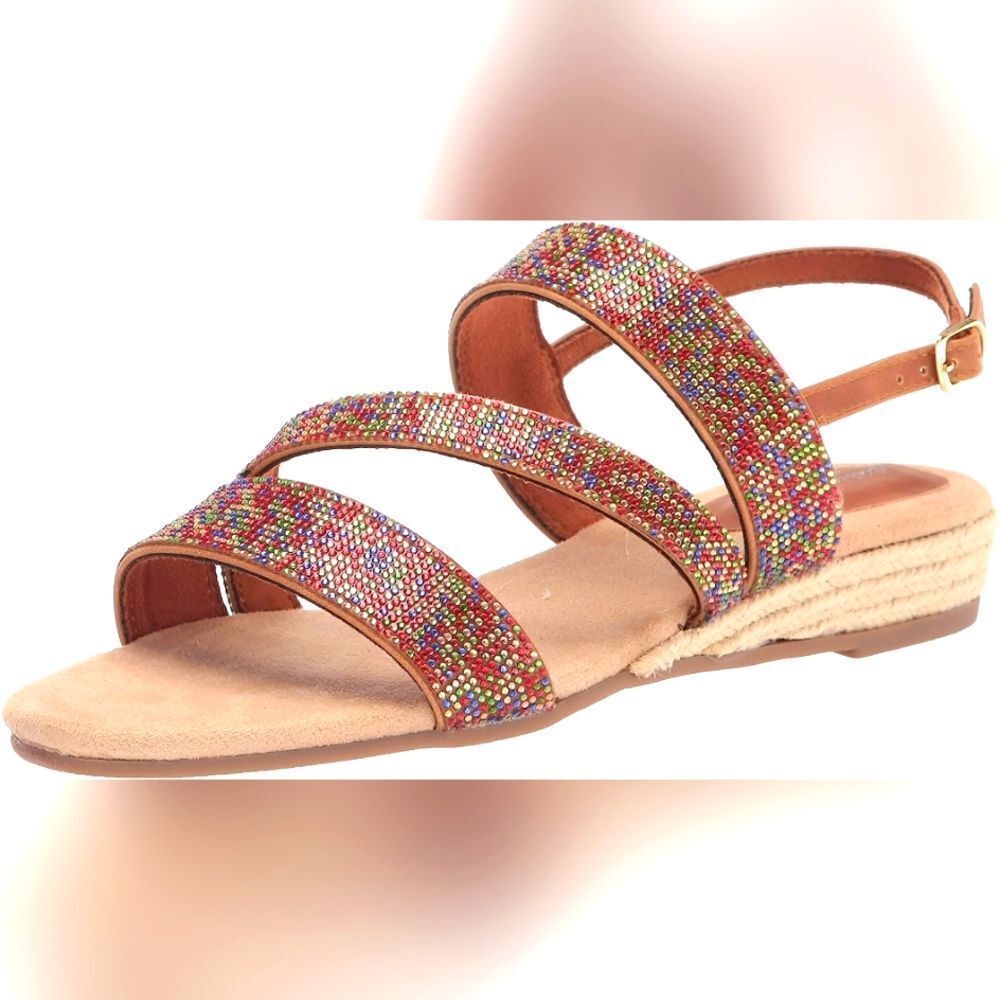(5-2885) Easy Street Women's Radical Wedge Sandal Sz 11